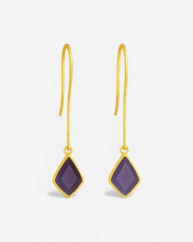 PRE ORDER Pendientes Alma morado