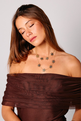 Cadena black stars doble