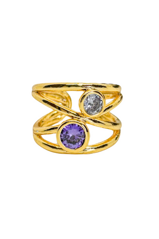 Lilac love ring