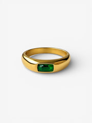 Anillo eclipse verde