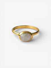 Anillo luna blanco