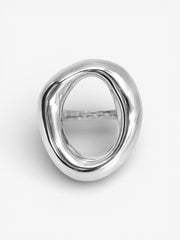 Anillo must plateado