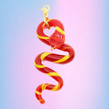Charm serpiente roja