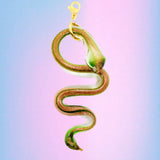 Charm serpiente brilli verde