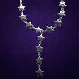 Cadena estrellas plata