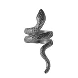 Anillo serpiente plata