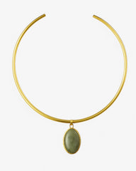 Chocker Amuleto verde