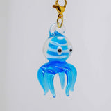 Light blue octopus charm