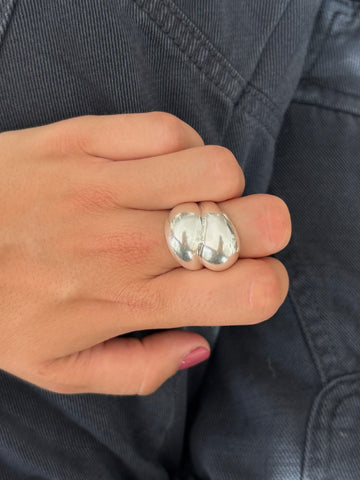 Anillo couple plata