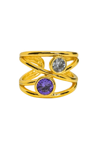 Anillo love lila