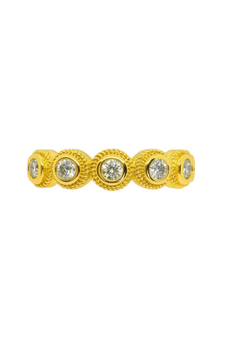 Anillo lágrima blanca