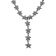 Cadena estrellas plata