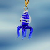 Charm pulpo azul marino