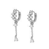 Lyon silver earrings