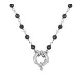 Silver Spinel Chain