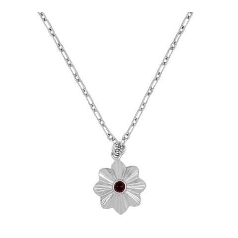 Collar amatista plata