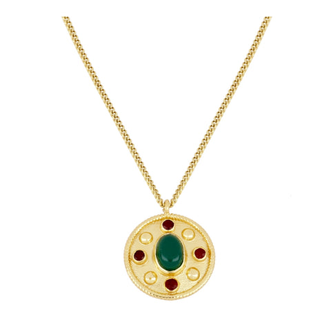 Collar jade oro