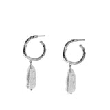 Ghent silver earrings