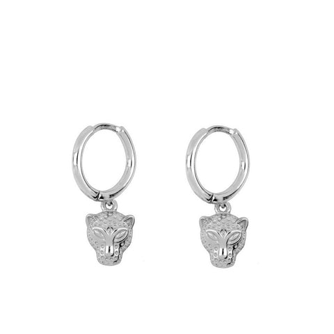 Pendientes Jaguar Plata