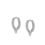 Silver Mercury Earrings