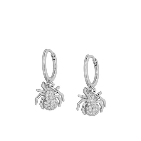Pendientes Spider Plata
