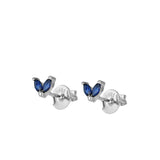 Butterfly azul plata