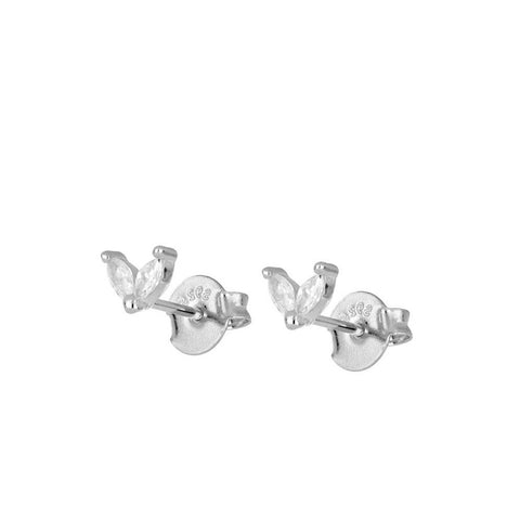 Butterfly blanco plata