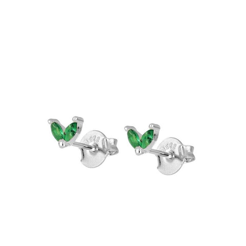 Butterfly verde plata