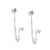 Stockholm silver earrings