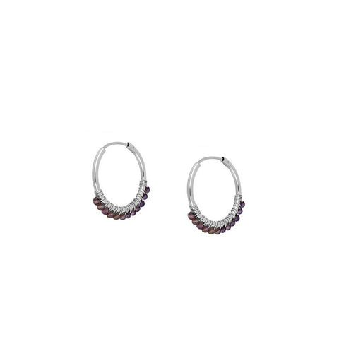 Pendientes Santander Plata