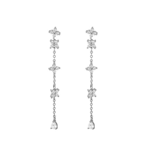 Pendientes Alejandría Plata