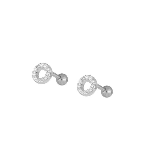 Pendientes Oslo plata