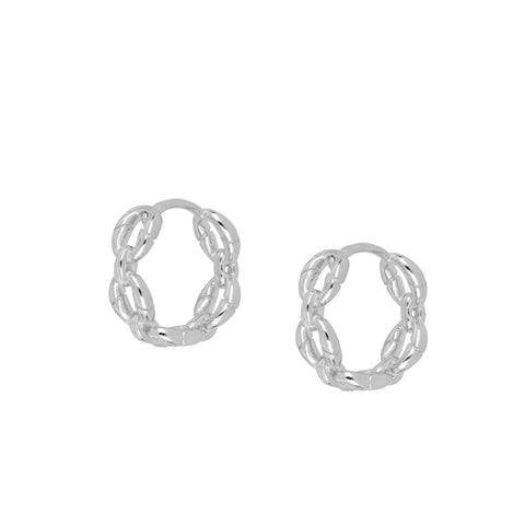 Pendientes Brisbane plata