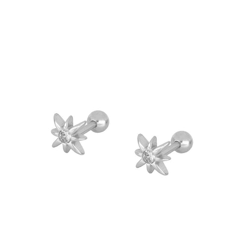 Pendientes Malta plata