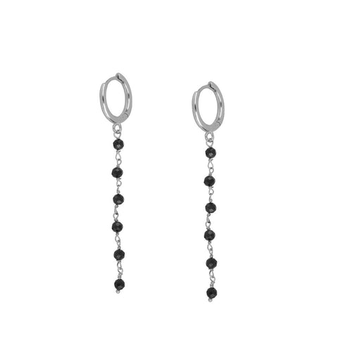 Pendientes Edimburgo espinela plata